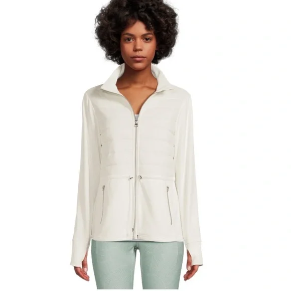 Winter white lightweight puffer jacket - Picture 3 of 8